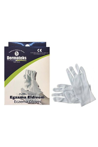 Dermateks قفاز قطني متوسط الحجم