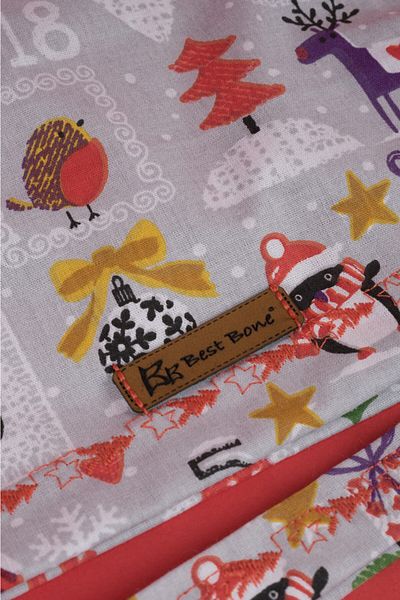 Best Bone Gray Christmas Ornaments Patterned Surgical Bonnet
