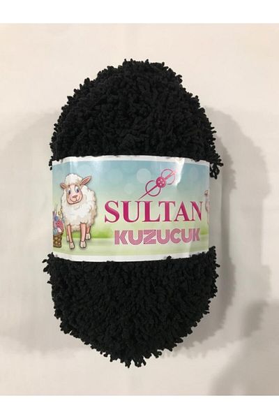 Sultan Kuzucuk Knitting Thread Black