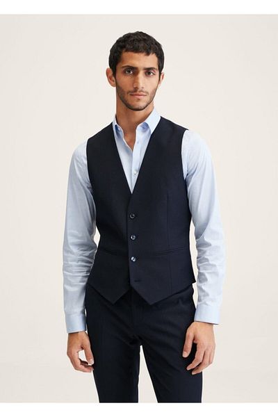MANGO Man Vesta Super Slim Fit Suit