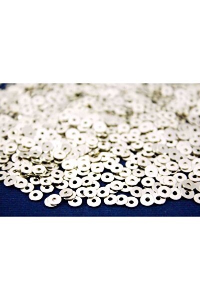 yfhobi 40 Adet - 4 Mm Yuvarlak Pul, Takı Malzemesi, Metal Pul, Nikel Kaplama,...