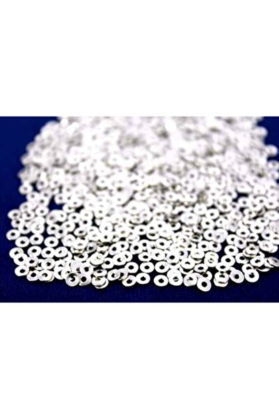 yfhobi 100 Adet - 3 Mm Yuvarlak Pul, Takı Malzemesi, Metal Pul, Nikel Kaplama...