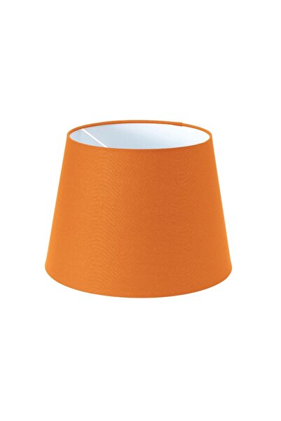Modamonline Lambader Başlığı Abajur Şapkası Konik Kumaş Turuncu 1520