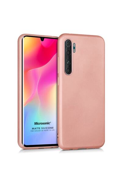 Genel Markalar Mi Note 10 Lite Kılıf Ince Ipeksi Yüzey Koruyucu Silikon Kılıf