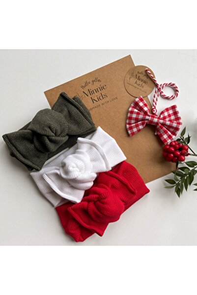 MinnieKids طقم باندانا ريبانا للفتيات مكون من 3 قطع - Hbk