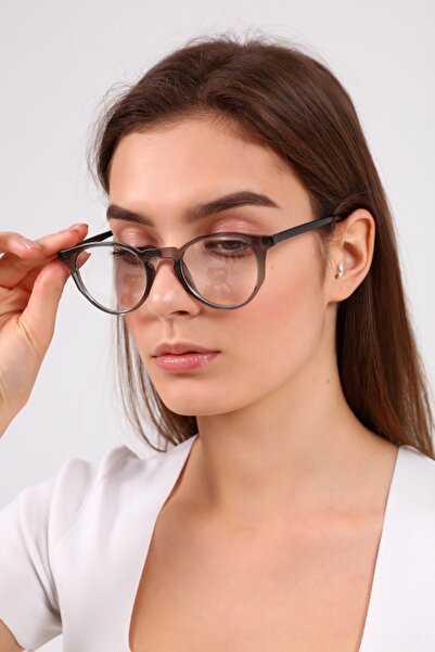 PETİTO Gama Turna Siyah Unisex Şeffaf Mavi Işık Koruyucu Ekran Gözlüğü (49-21-145 Hafif)