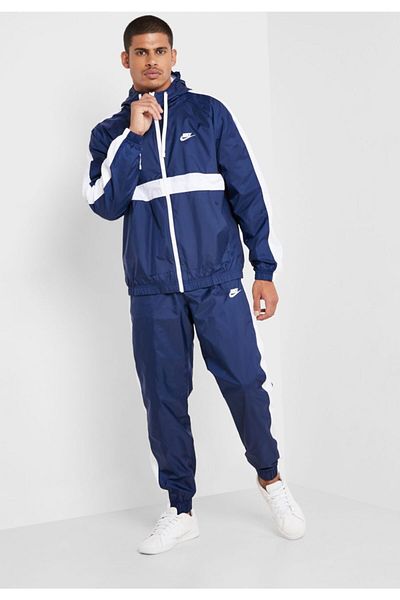 Nike بدلة رياضية محبوكة بغطاء للرأس للرجال - Bv3025-411