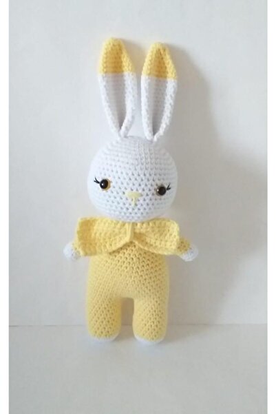 OYUNCAKPARK Limon Miniş Tavşan Amigurumi Organik Oyuncak