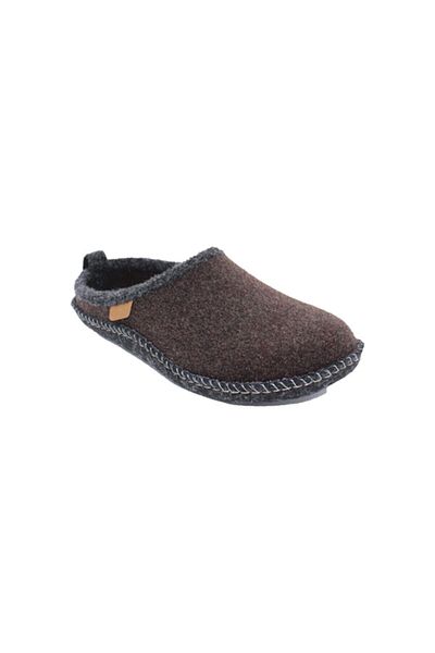GEZER Παντόφλες Unisex Καφέ Felt Αντιολισθητικές Εξαιρετικά ελαφριές 12952 Gzr12952kc