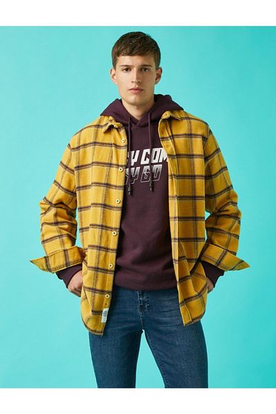Koton Cotton Plaid Shirt