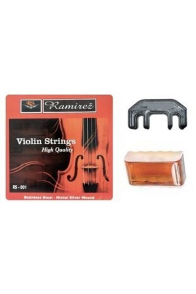 Ramirez Şenses Music Violin String Set + Silencer And Professional Resin