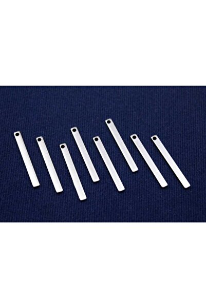 yfhobi 5 Adet- 2.5x25 Mm Dikdötgen Desenli Pul, Takı Malzemesi, Metal Pul, Ni...