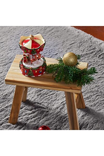 Karaca Home Carousel Müzikli Yılbaşı Obje 15 Cm