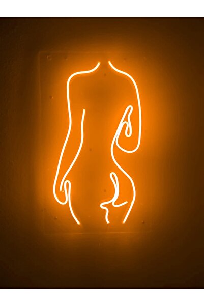 dekoraven Woman Neon Şekiller Işaret Neon Led Dekoratif Duvar Aydınlatması Ne...