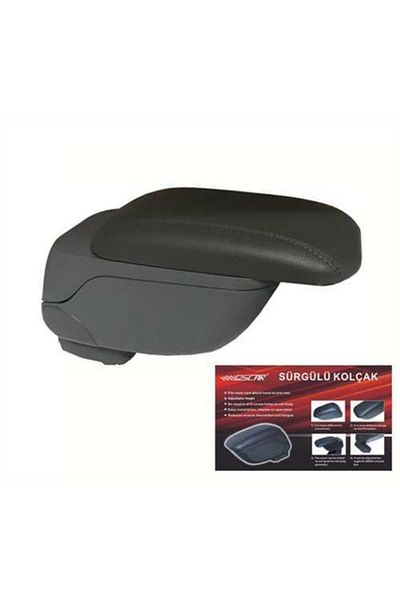 Oscar Sliding Armrest Large Gray