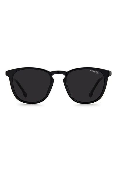 Carrera 260/s 08a Černé geometrické polarizované unisex sluneční brýle 716736423234