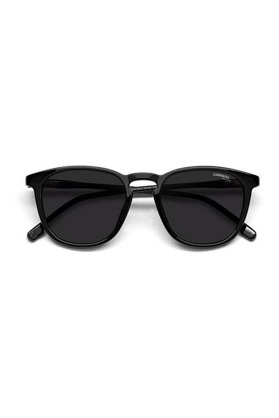 Carrera 260/s 08a Černé geometrické polarizované unisex sluneční brýle 716736423234