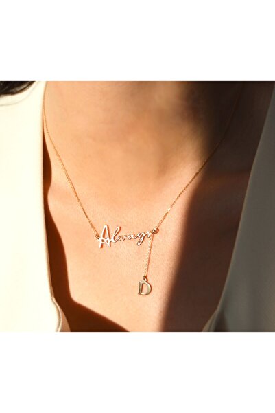 Karadeniz Kuyumculuk Always Harfli Kolye (14 Ayar Altın)