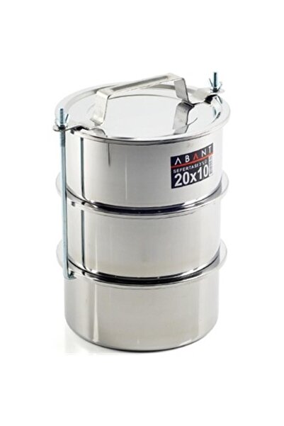 Abant Dekar Mutfak Sefertası Serisi 20x10cm 3 Katlı