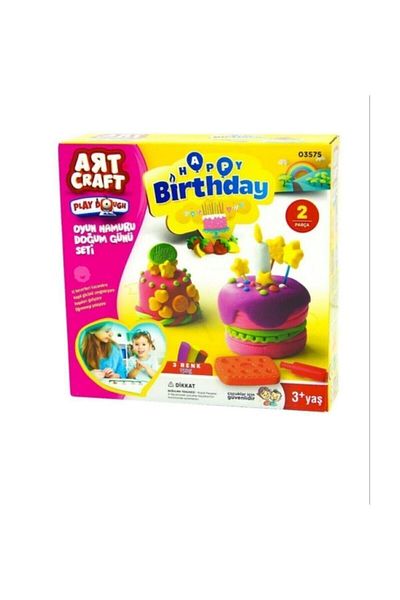 Art Craft Play Dough Birthday Set