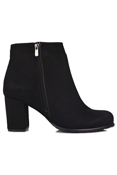 Fitbas 111776 008 Γυναικείες μαύρες μπότες μεγάλου και μικρού μεγέθους