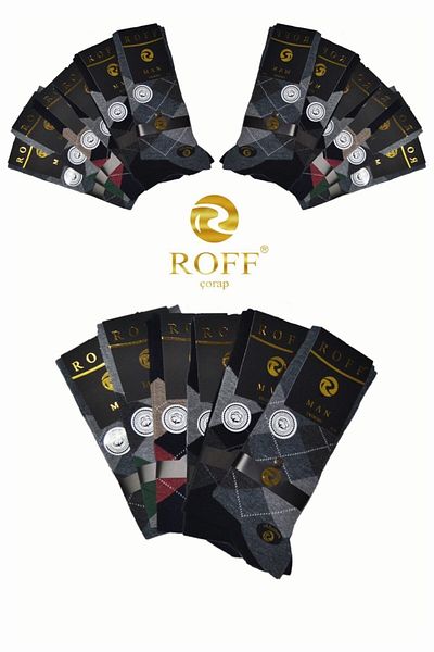 ROFFSİLVER Мъжки безшевни чорапи Roff Man Extreme