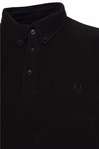 Vessimo Winter Plus Size Polo Neck Black Sweat