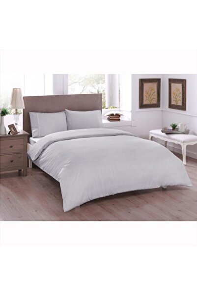 Taç Ranforce Double Duvet Cover Basic Gray