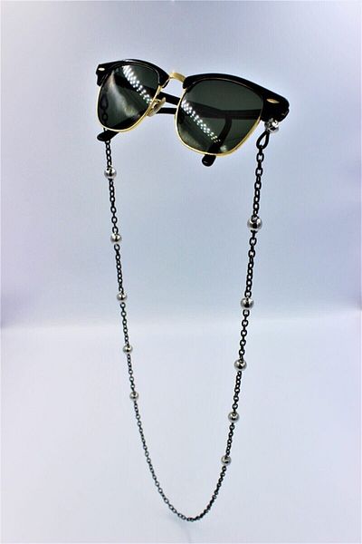 fullcontrol Unisex Black Bulk Glasses Chain