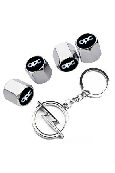 GARDENAUTO أوبل أسترا H بعد عام 2004 - 4 قطع غطاء صمام ملون كروم وسلسلة مفاتيح