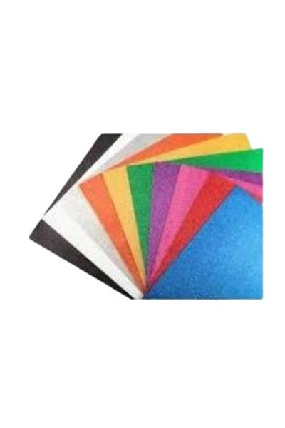 Janissary 50x70 Glitter Background Cardboard 10 Mixed Colors