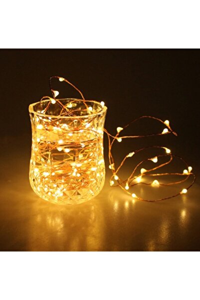 Genel Markalar Peri Led 3 Metre Günışığı Bakır Tel Şerit (pil Fiyata Dahil )