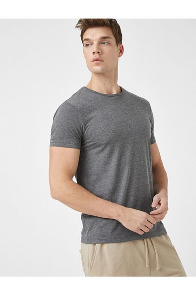 Koton Basic Short Sleeve Crew Neck T-Shirt