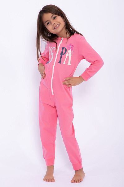 Polo jumpsuit pink online