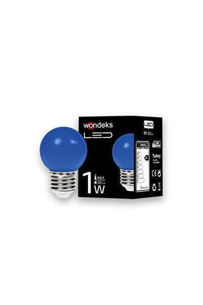 WONDEKS 1w Top Gece Led Ampul (mavi)