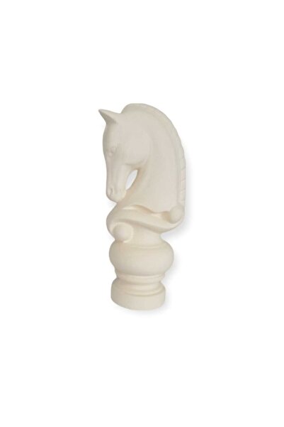 KIZIL SANAT At Kafası Seramik Bisküvi Ürün (abajur Alti )