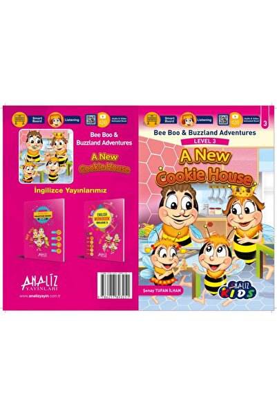 Analiz Yayınları Bee Boo 5-Piece English Story Set - Şenay Tufan Ilhan Analysis Publications