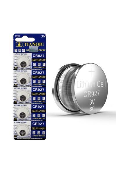 Micron Tianqiu Cr927 3v Lityum Pil 5'li Yeni Tarihli Ürün
