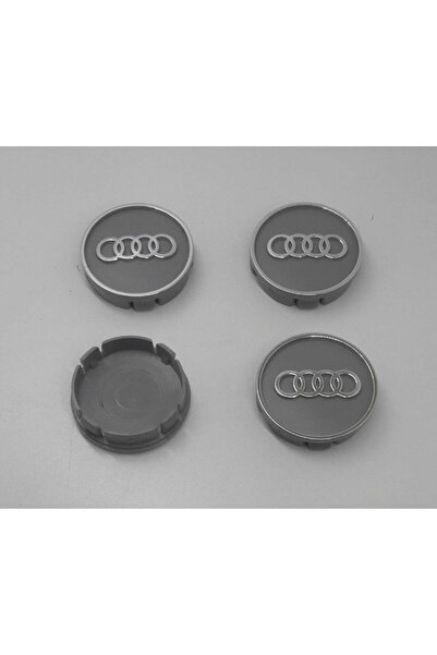 Audi Jant Göbeği (EBAT 55/60) (55MM YUVA) ( 4lü Set)(GRİ)