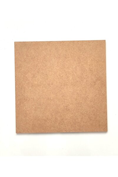 DEKOLOBİ Boyanabilir Çok Amaçlı 30x30 Cm Kare Pano Ham Mdf 6 Mm