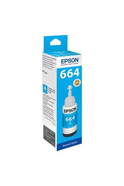 EPSON 664 Serisi Ecotank Mavi Mürekkep T6642
