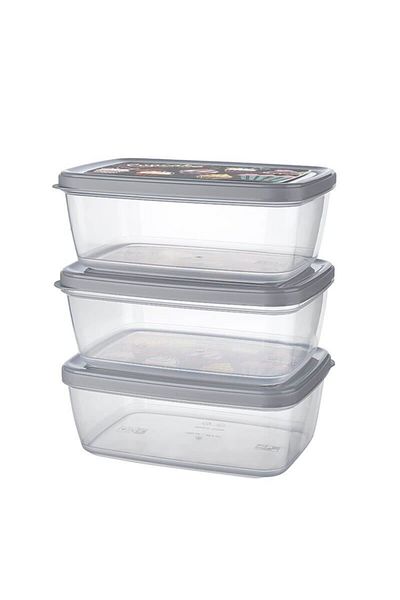 Cosiness Storage Container Set of 3 1200 Ml