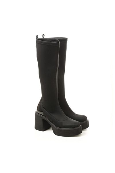 John May Γυναικεία Μποτάκια Gtn-120606 Black Stretch