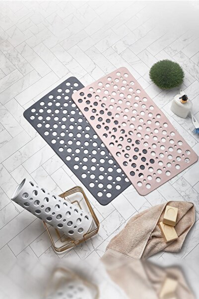 HAZARPAZAR سجادة استحمام مضادة للانزلاق للحمام والدش