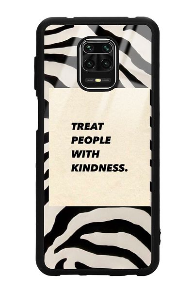 Spoyi حافظة هاتف لامعة لهاتف Xiaomi Redmi Note 9 Pro بتصميم Zebra Motto