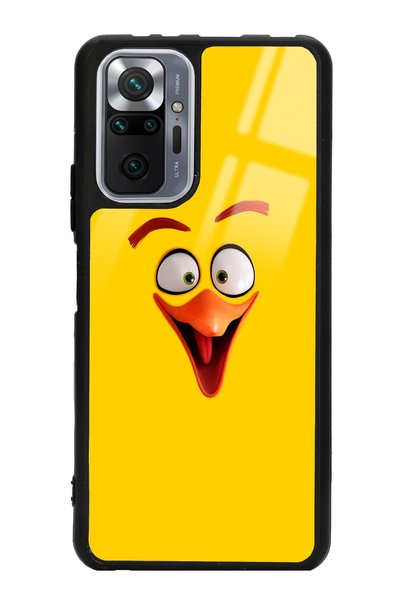 Spoyi حافظة هاتف لامعة لهاتف Xiaomi Redmi Note 10 Pro - تصميم أصفر بحد أقصى