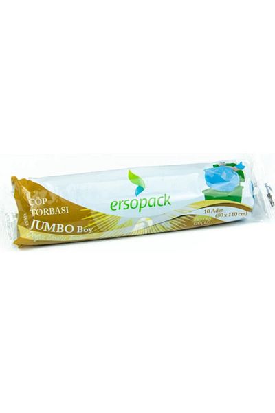 firdevsi hobi Ersopack- Jumbo Size-domestic- Garbage Bag-80x110cm-200gr- 2 Rolls X20 Pieces-blue