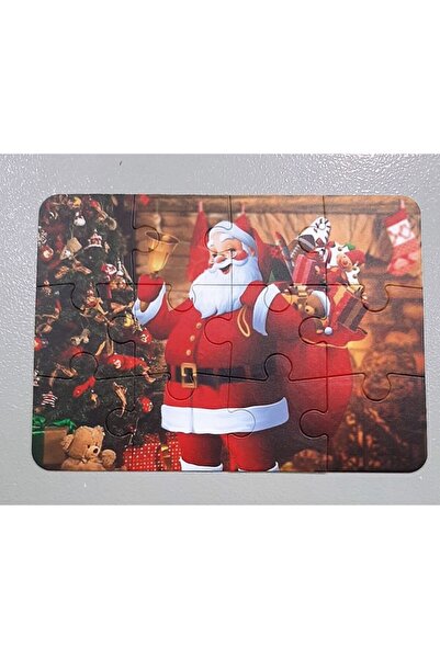 LADİJİTAL BASKI ÇÖZÜMLERİ Noel Baba Görselli Magnet Puzzle A 5 Ebadında