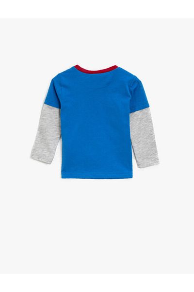 Koton Bugs Bunny Licensed Printed Crew Neck Long Sleeve T-Shirt
