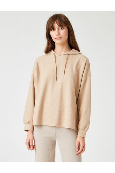 Koton Cotton Hooded Sweatshirt